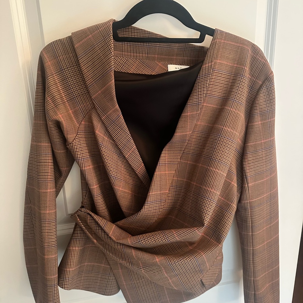A.L.C. Brown Plaid Women's Blazer
